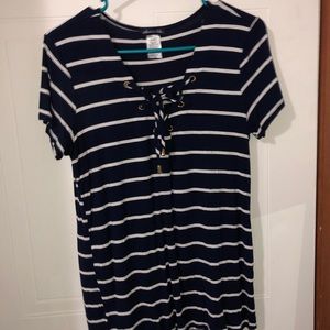 Olivia Blu Cross Front Tee